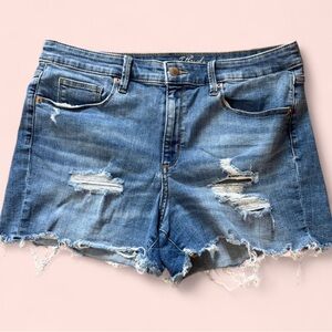Universal Thread Blue Distressed Jean Shorts